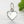 PY1348 925 Sterling Silver You&Me Love Heart Pendant Charm