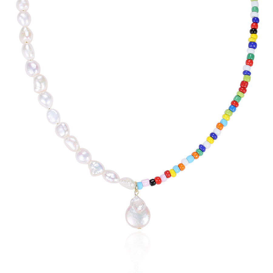 FX0720  925 Sterling Silver Freshwater Pearl Nceklaces