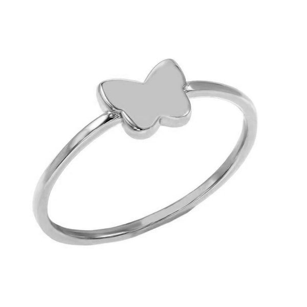FJ0160 925 Sterling Silver Butterfly Ring
