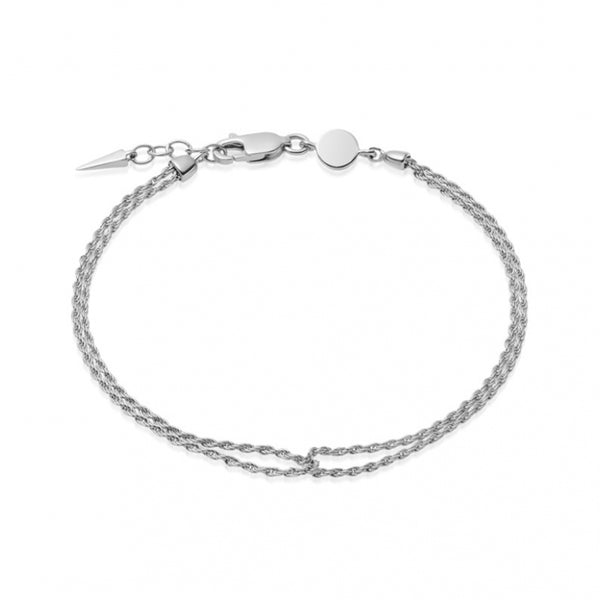 FS0024 925 Sterling Silver Rivet Bracelet