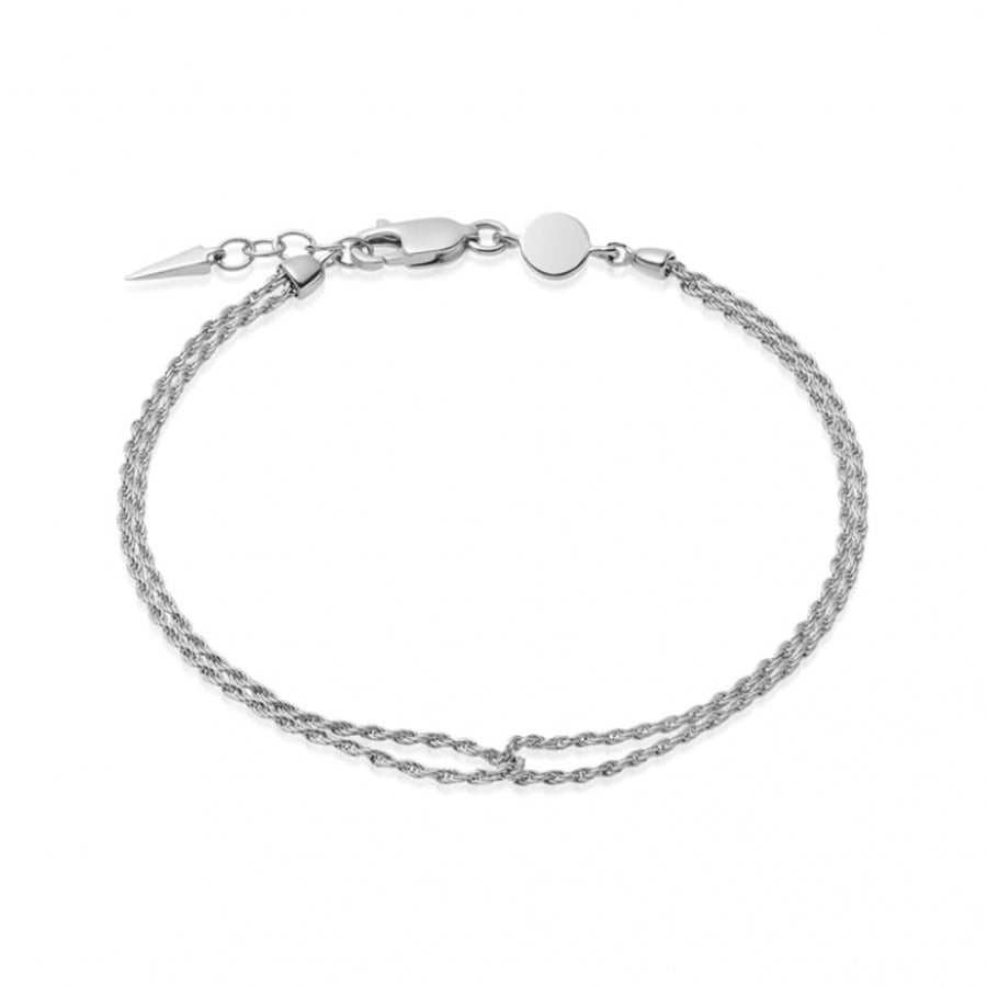 FS0024 925 Sterling Silver Rivet Bracelet