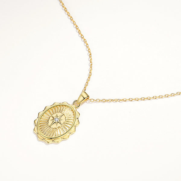 FX0844 925 Sterling Silver Starburst Pendant For Necklaces Making