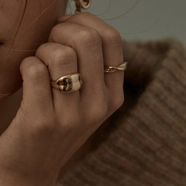 FJ0606 925 Sterling Silver Twist Rope Open Ring