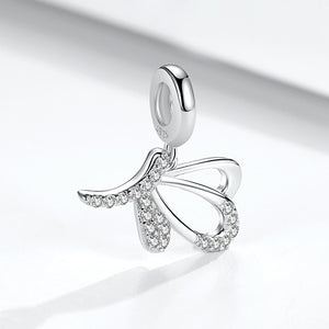 PY1935 925 Sterling Silver Butterfly Design Pendant Charm