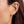 FE1843 925 Sterling Silver Link Interlocking  Stud Earrings
