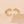 YHE0433 925 Sterling Silver Arched Irregular Cubic Zirconia Stud Earring