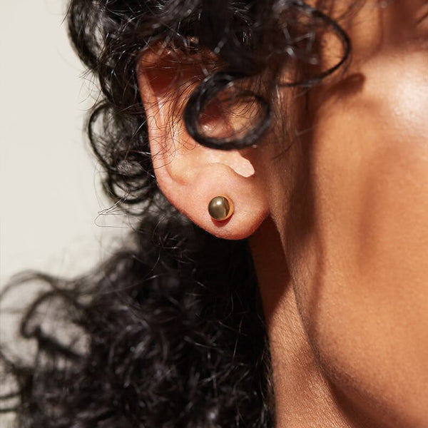 FE1601 925 Sterling Silver Small Ball Stud Earrings