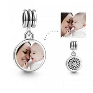 XP1001 925 Sterling Silver Photo Customize Pendant Charm