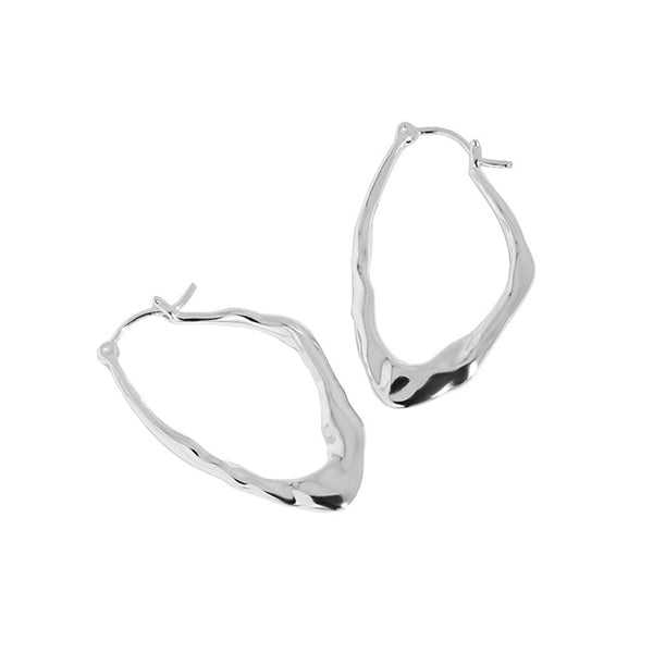 RHE1064 925 Sterling Silver Irregular Geometry Women Earring