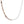 PN0022 925 sterling silver Copper Hair Crystal & Freshwater Pearl Necklace