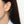 RHE1070 925 Sterling Silver Irregular Women Hoop Earrings
