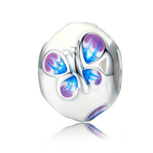 Trendy butterfly charm bead (30pcs/lot)