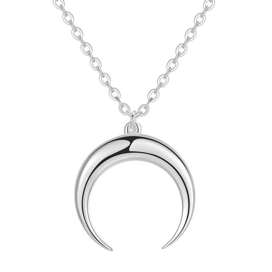 YX1603 925 Sterling Silver OX Horn Bullfighting Necklace