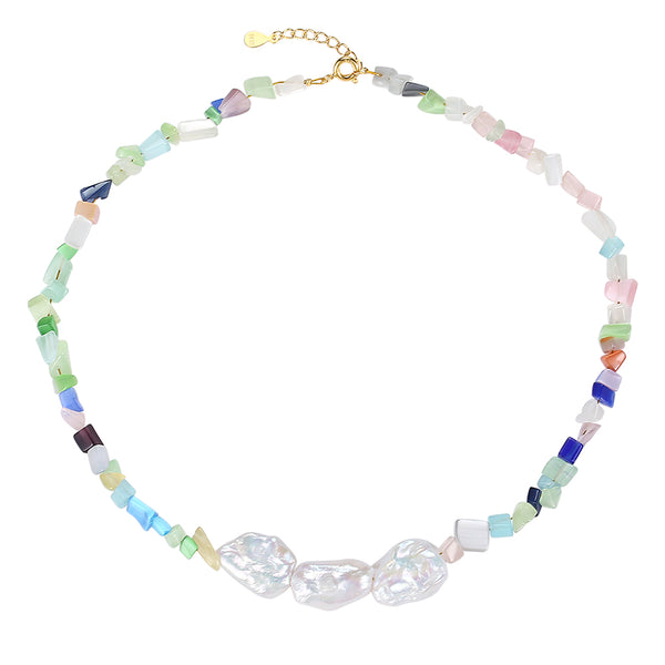 FX0725 925 Sterling Silver Freshwater Pearl Nceklaces