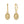 YHE0114 925 Sterling Silver Santa Maria Coin Dangle Earring