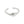 RHJ1100 925 Sterling Silver Minimalist Irregular Bead Open Ring