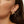 FE1610 925 Sterling Silver Belle Gold Hoop Earrings
