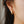 FE2006 925 Sterling Silver Wide Flat Wildflower Textuer Open Half Hoop Earrings