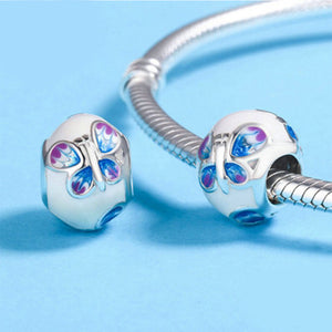 Trendy butterfly charm bead (30pcs/lot)