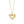 RHX1034 925 Sterling Silver Irregular Heart Women Necklace