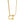 RHX1036 U Shape Sideway Necklace