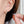 PE0090 925 Sterling Silver Arch Claw Set Shell Pearl Half Hoop Earrings
