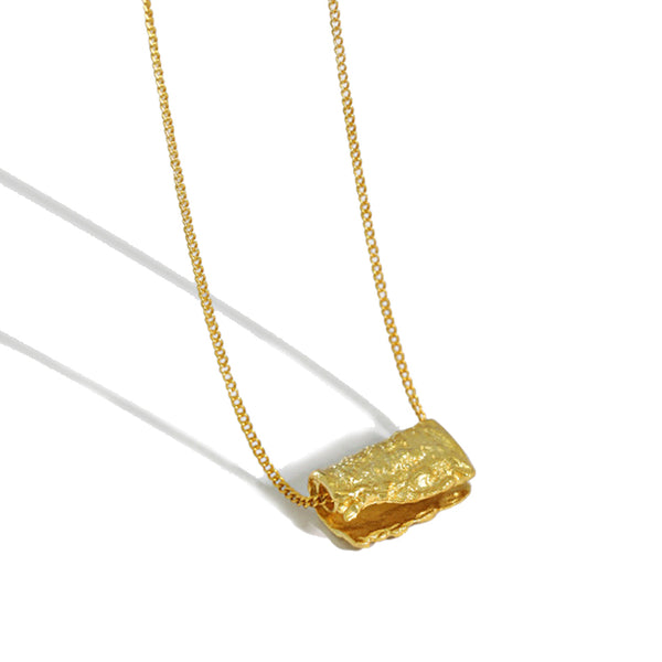 RHX1033 Irregular Geometry Block  Necklace