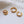 FE1182 925 Sterling Silver Croissant Huggie Earrings