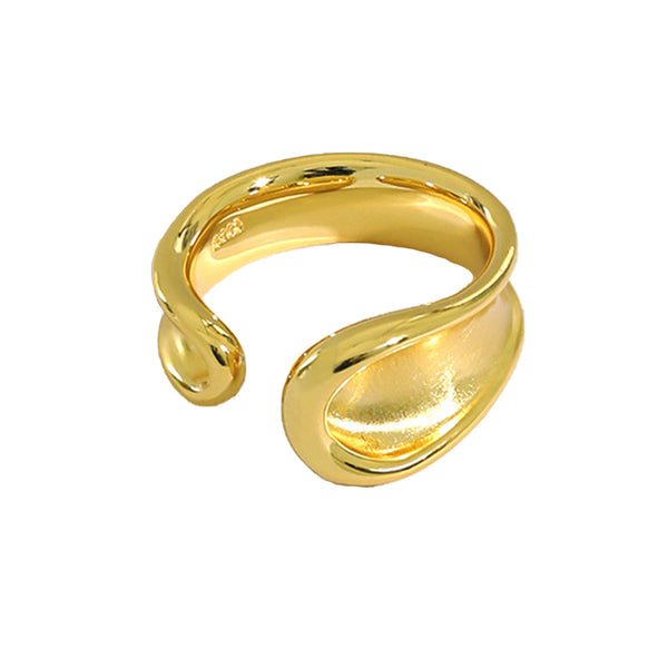 RHJ1098 925 Sterling Silver Width Open Women Finger Ring