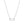 FX0871 925 Sterling Silver Pave Cubic Zirconia Paperclip Figaro Necklace