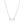 FX0871 925 Sterling Silver Pave Cubic Zirconia Paperclip Figaro Necklace