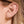 FE1929 925 Sterling Silver Baguette Round CZ Stud Earrings
