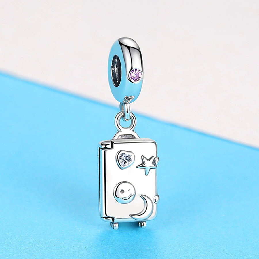 PY1862 925 Sterling Silver Trunk Pendant Charm