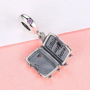 PY1862 925 Sterling Silver Trunk Pendant Charm