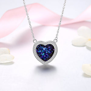 YX1609 925 Sterling Silver The Necklace With Shape Heart