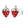 YE3267 925 Sterling Silver Strawberry Stud Earrings