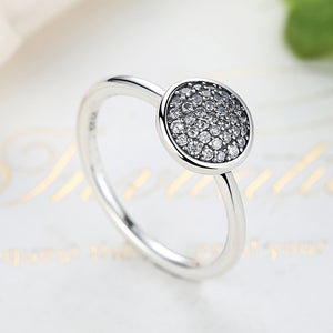 YJ1167 925 Sterling Silver Circle Coin Ring