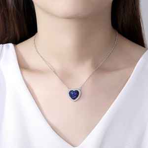 YX1609 925 Sterling Silver The Necklace With Shape Heart