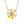 GX1372 925 Sterling Silver Summer Yellow Enamel Daisy Necklace