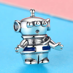 PY1897 925 Sterling Silver Cartoon Cute Charms