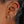 FE1348 925 Sterling Silver Twist Hoop Earrings