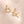 YHE0481 925 Sterling Silver Triple star trio Cubic Zirconia Stud Earring