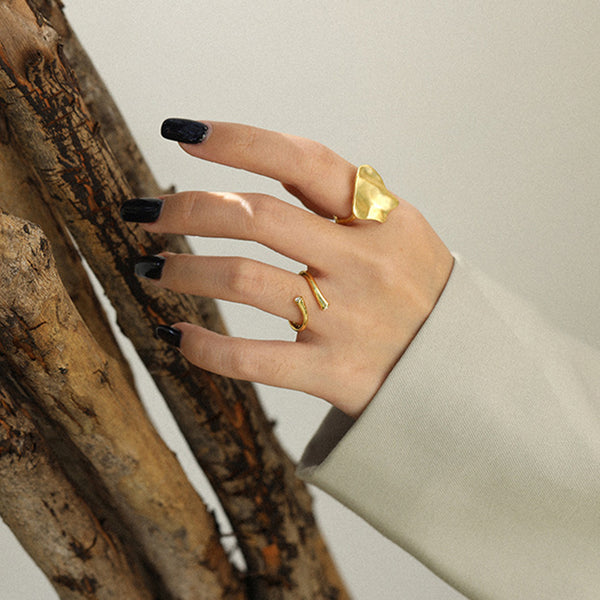 RHJ1035 Leaf Women Ring