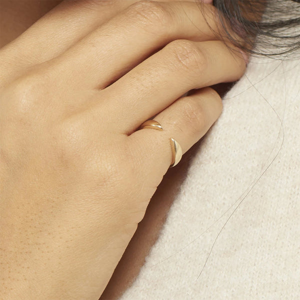 FJ0429 925 Sterling Silver Stackable Claw Ring