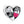PY1356 925 Sterling Silver Cupid's Arrows Heart Charm