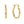 YHE0468 925 Sterling Silver Hollow Classic Huggie Hoop Earring