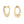 YHE0335 925 Sterling Silver Geometric French Light Luxury Irregular Earrings