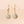YHE0131 925 Sterling Silver Hammered Coin CZ Dangle Earring