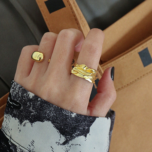 S925 RHJ1012 Women Open Ring