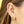 FE1142 925 Sterling Silver Bamboo Zircon Hoop Earrings